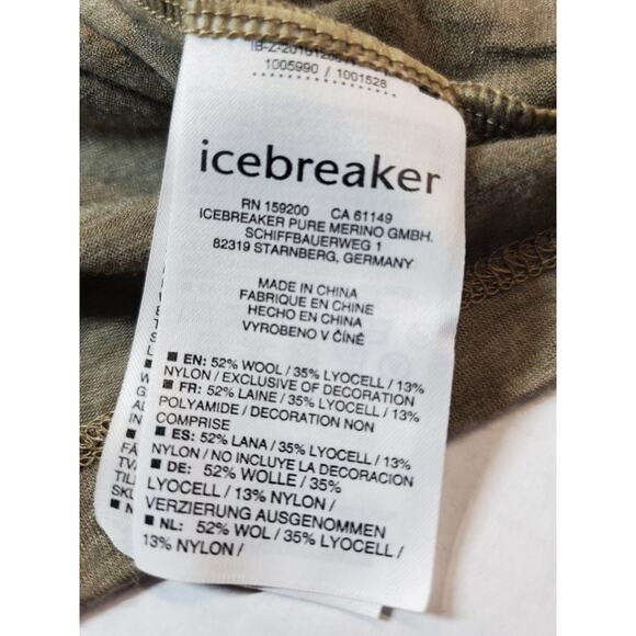 Icebreaker Shirt Mens XL Cool-lite Wool Blend Base Layer Short Sleeve Outdoor - Picture 6 of 9